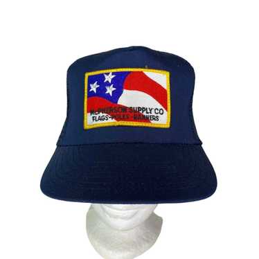 Hat × Snap Back × Trucker Hat Vintage Mcpherson S… - image 1