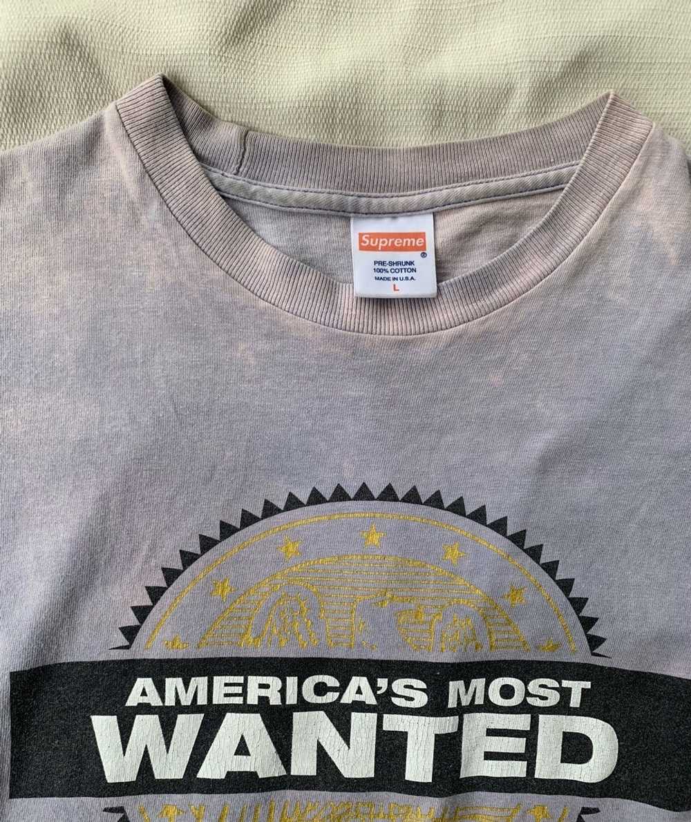 Supreme Bleached Most Wanted Tee - image 2
