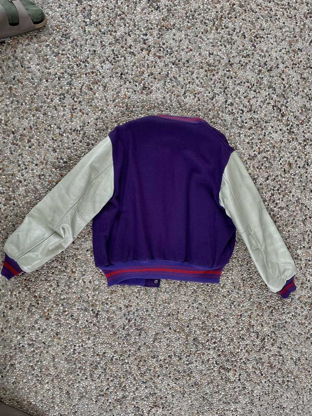 Vintage 70's College Varsity Jacket w/ Original N… - image 5