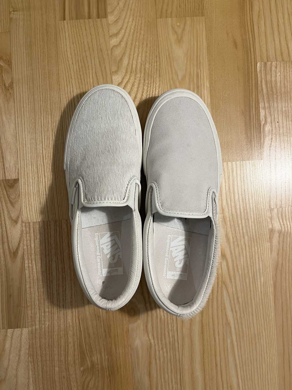 Engineered Garments × Vans Mismatched Slip Ons Su… - image 2