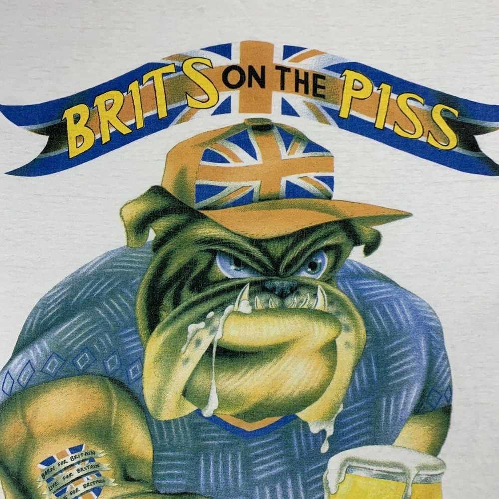 Vintage Vintage 1980’s Brits on The Piss Tour Bul… - image 4