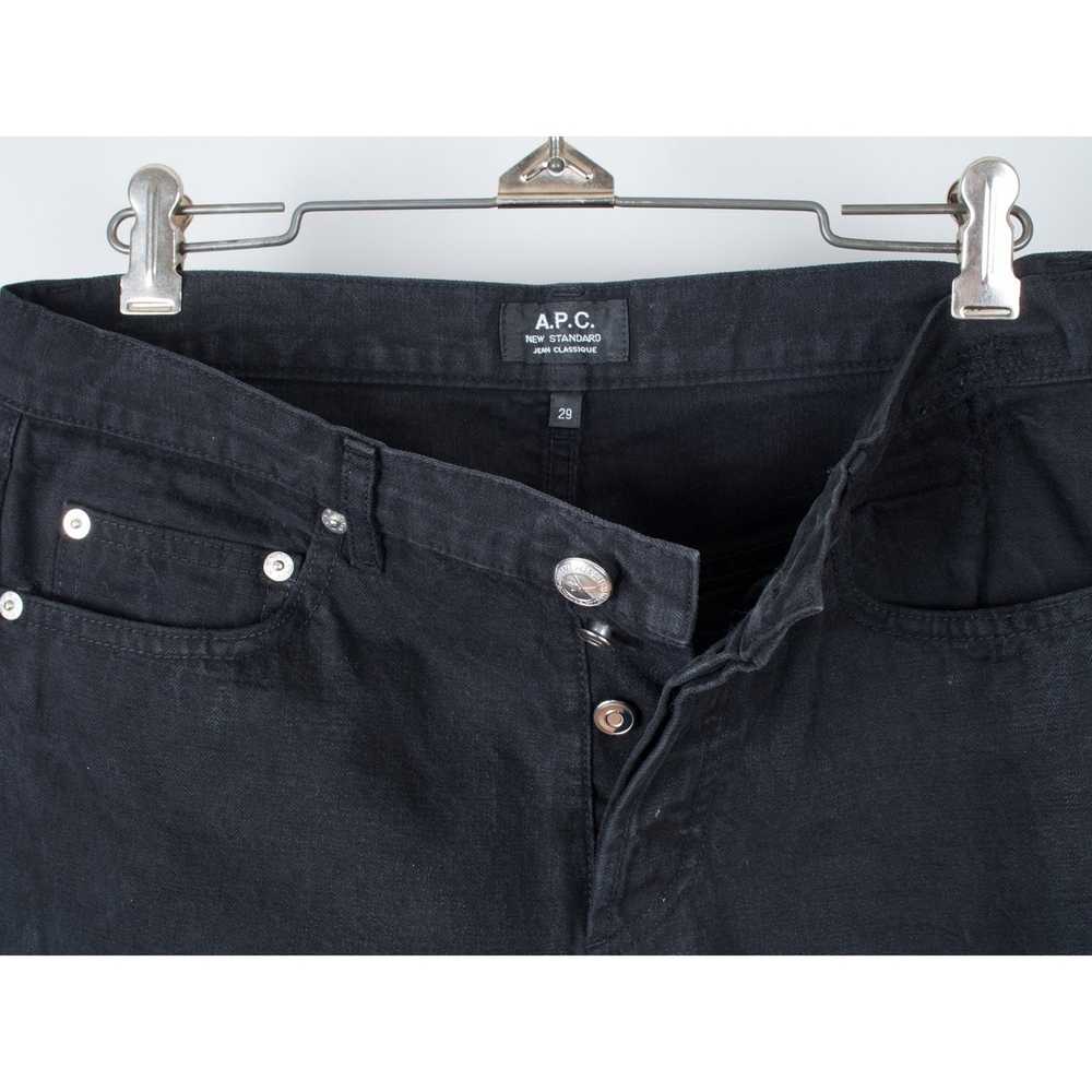 A.P.C. Black Overdye New Standard Jeans - image 8