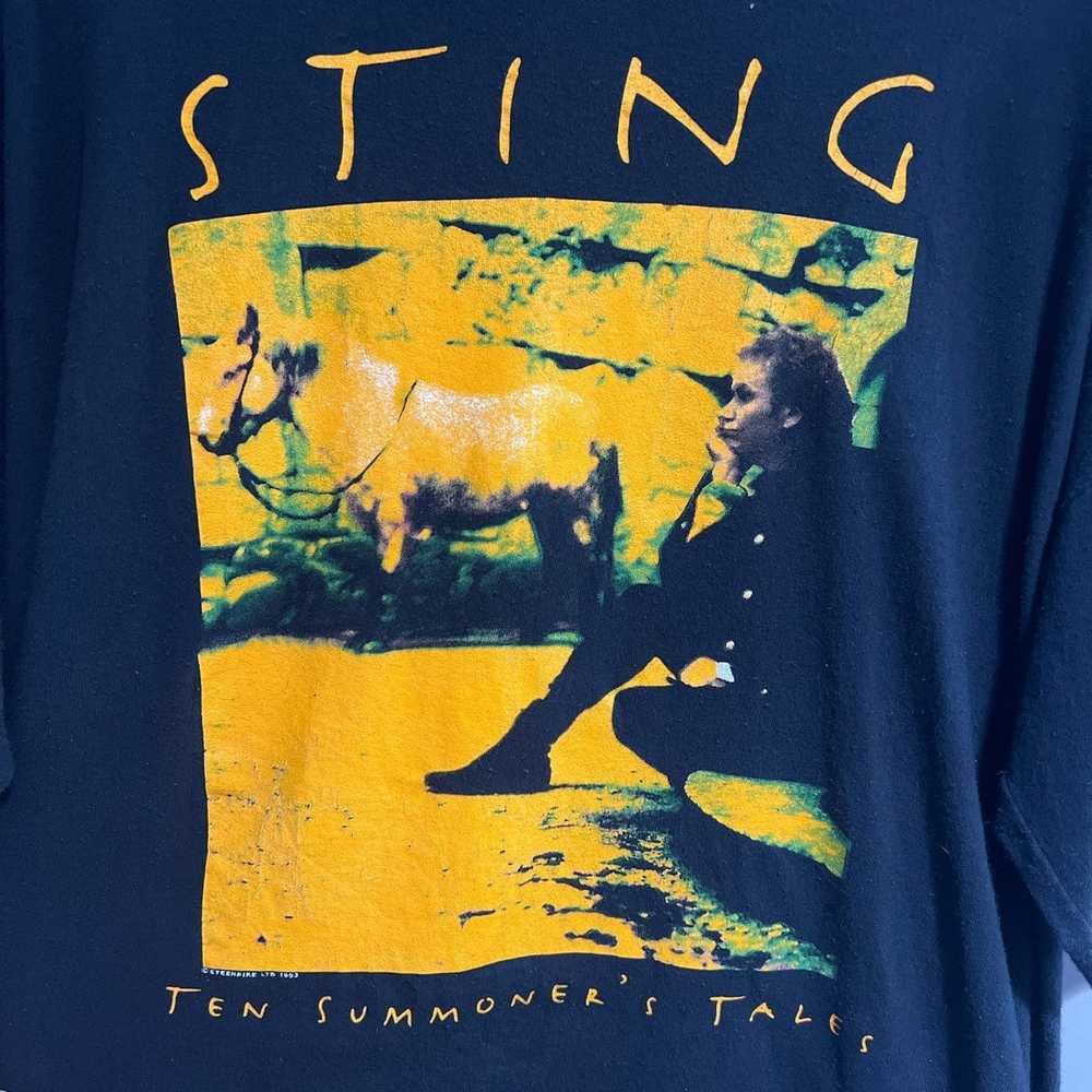 Band Tees × Vintage Vintage Sting Ten Summner’s T… - image 2