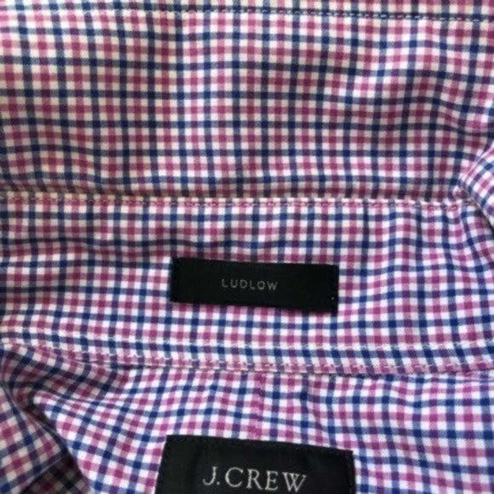 J.Crew J. Crew Purple Ludlow Gingham Plaid Button… - image 3