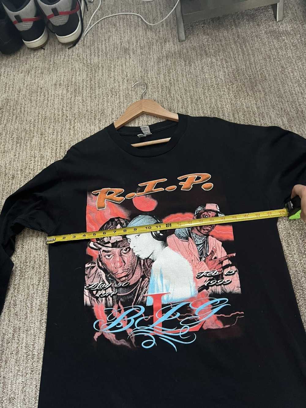 Rap Tees × Vintage Big l danger zone tribute long… - image 6