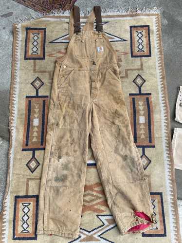 38x30 90s Carhartt Made In USA Black Insulated Overalls – Flying Apple  Vintage