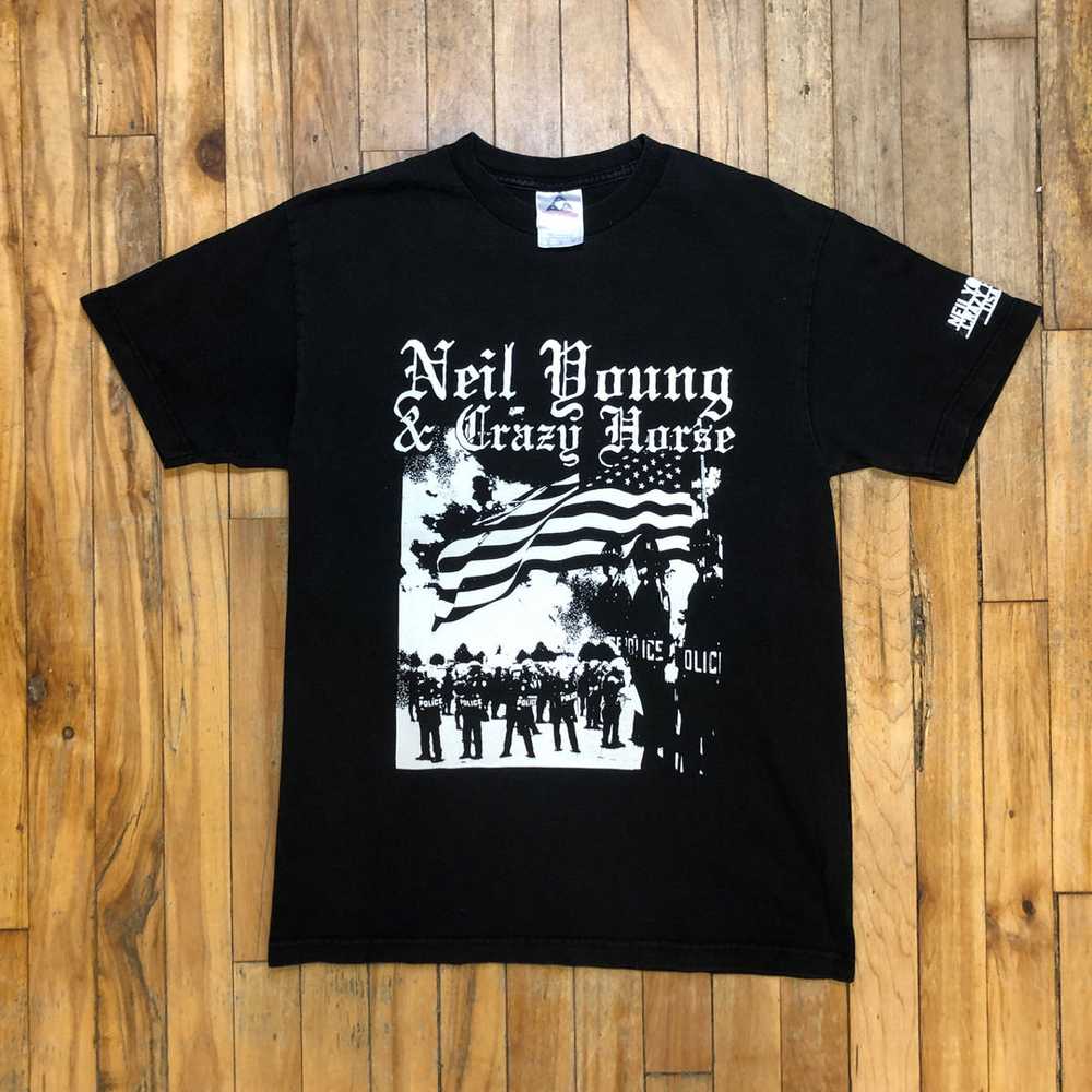 2003 Neil Young & Crazy Horse Vintage Graphic Ban… - image 4
