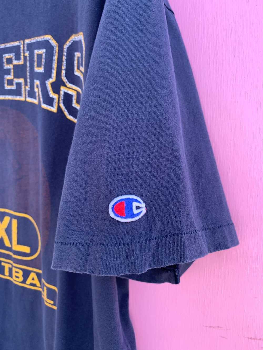 VINTAGE INDIANA PACERS BASKETBALL TEAM FADED GRAP… - image 3