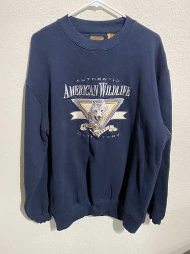 Vintage American Wildlife Embroidered Sweater