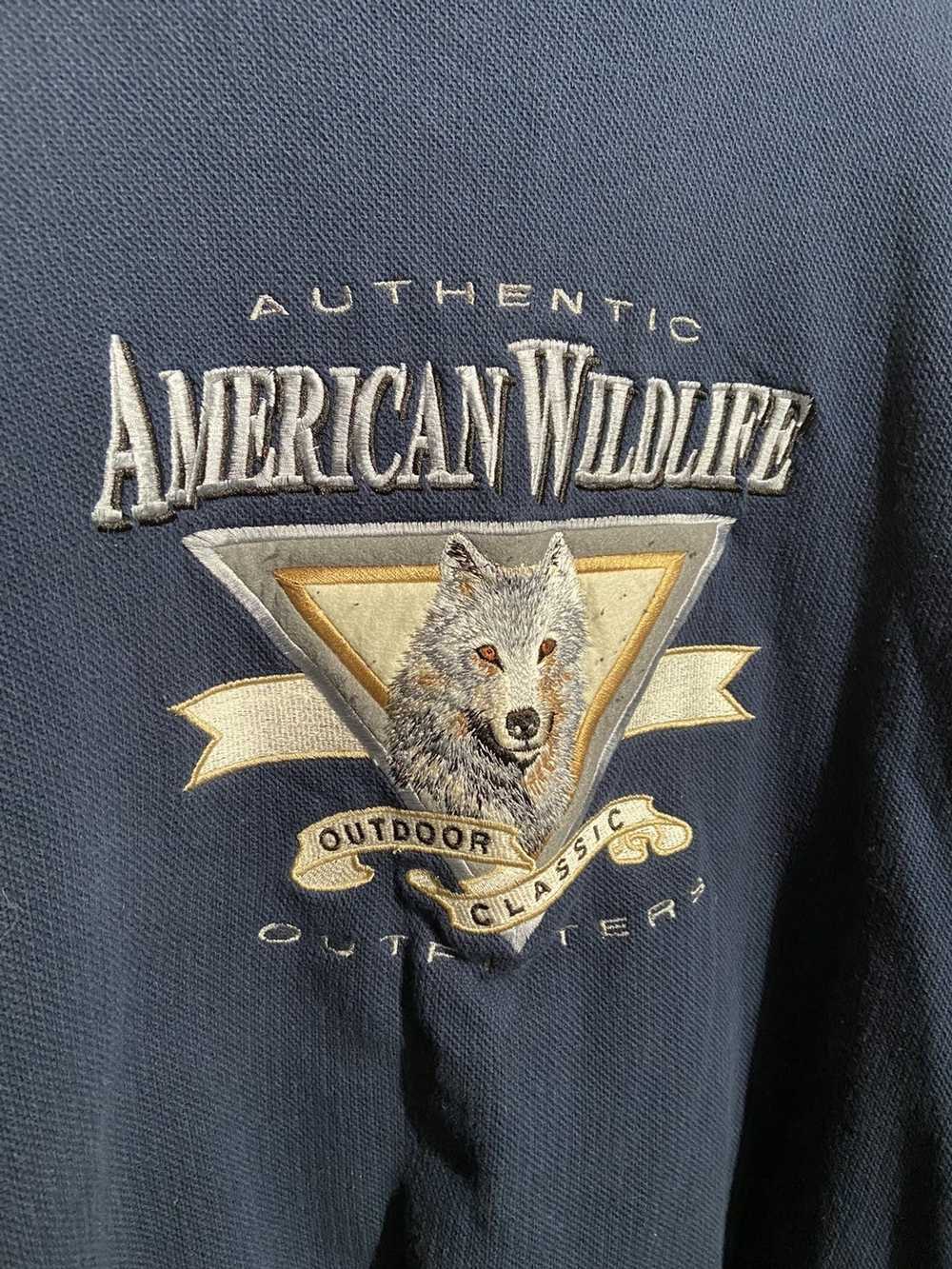 Vintage American Wildlife Embroidered Sweater - image 2