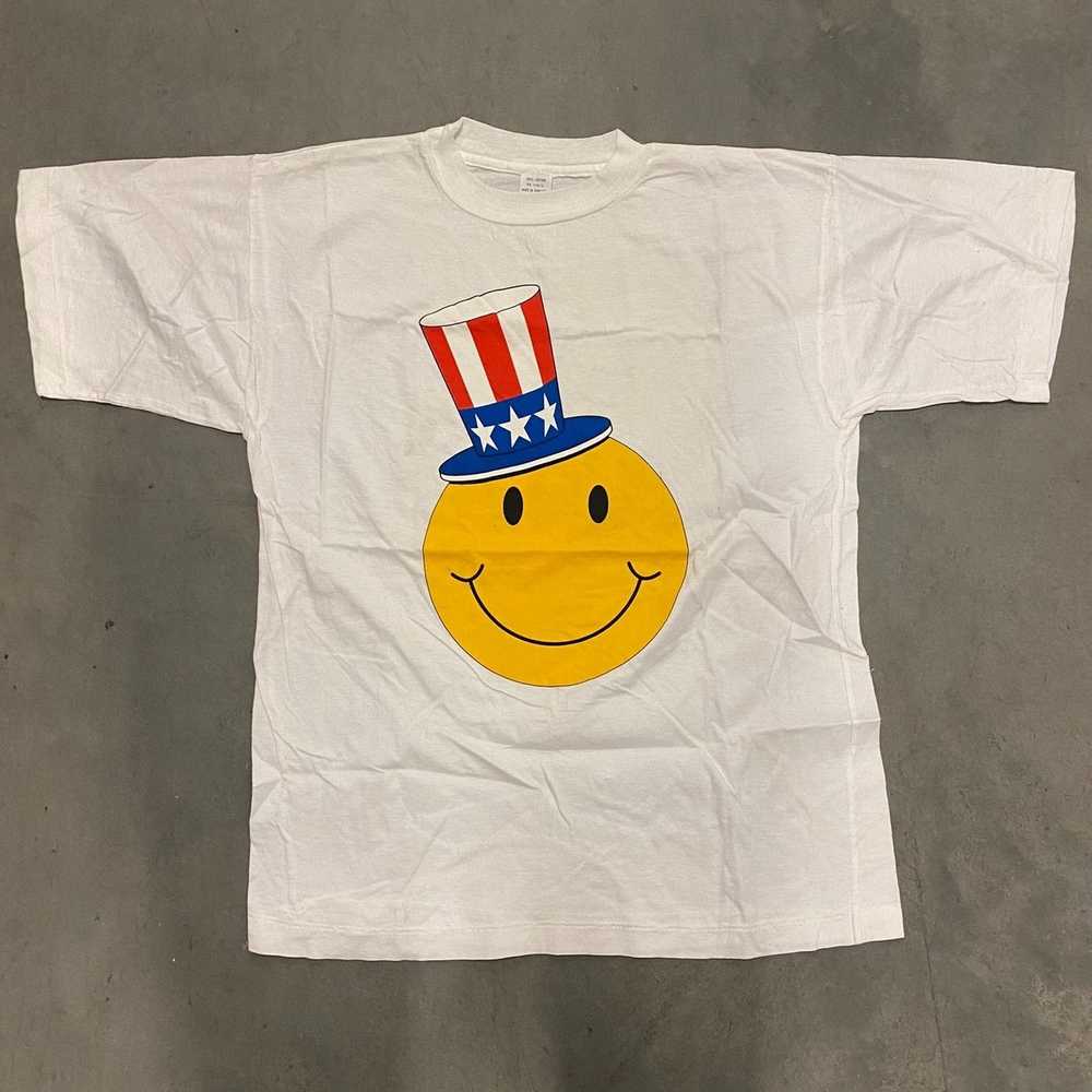 Made In Usa × Streetwear × Vintage USA Smiley Vin… - image 1