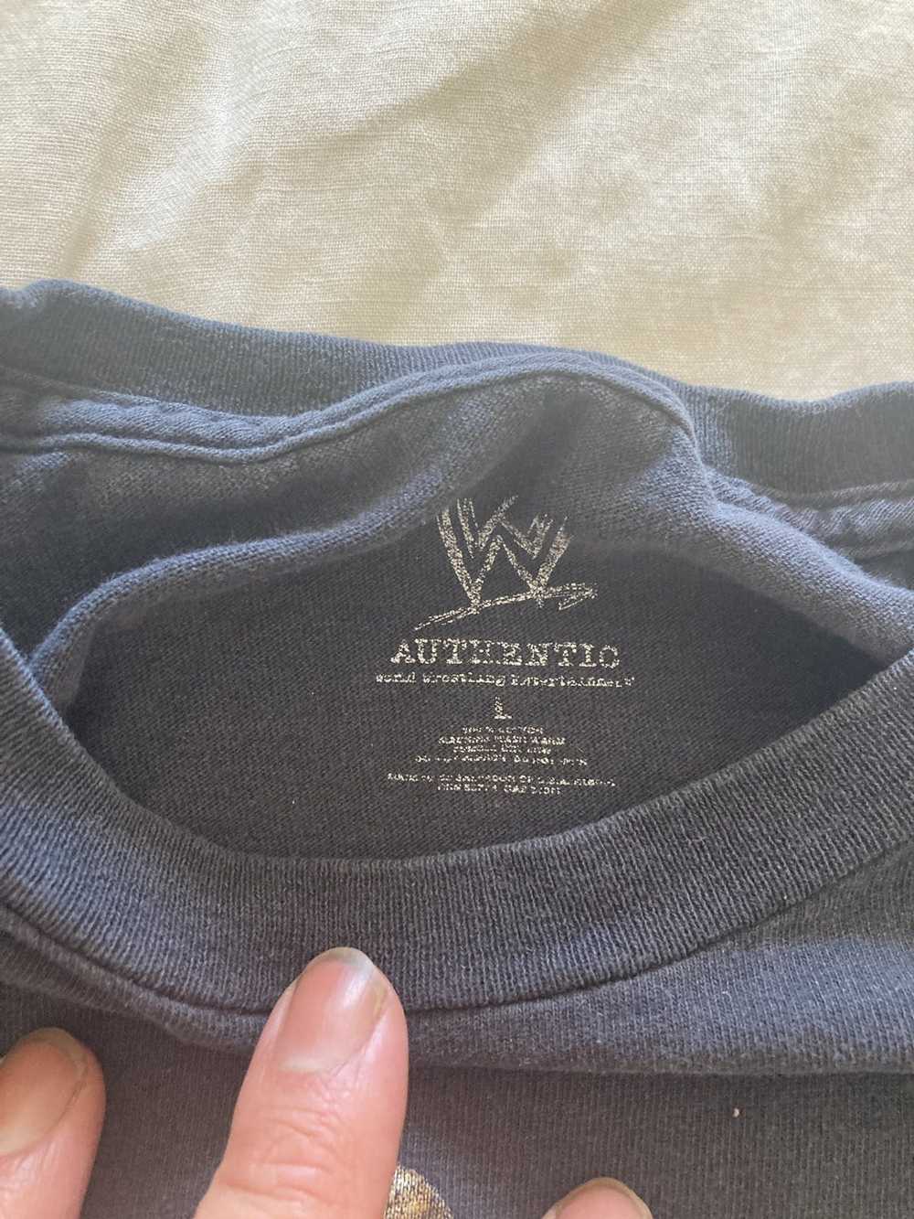 Vintage × Wwe Vintage WWE Live tour black t shirt… - image 4