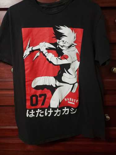 Japanese Brand Naruto Shippuden black t shirt