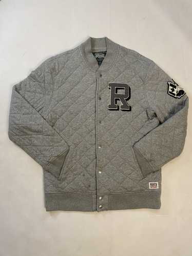Roots Gallery and Gift Shop Leather Varsity Jacket M
