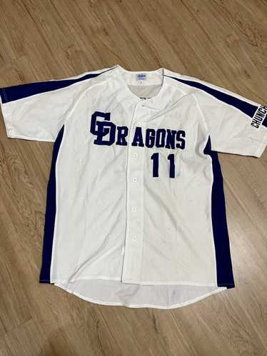 Dragons Baseball Jersey Vintage Size Jaspo O Chunichi Dragons 