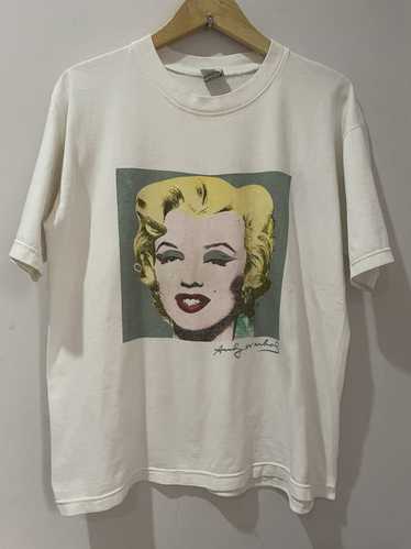Andy Warhol × Monroe VTG 90s Warhol Monroe tee