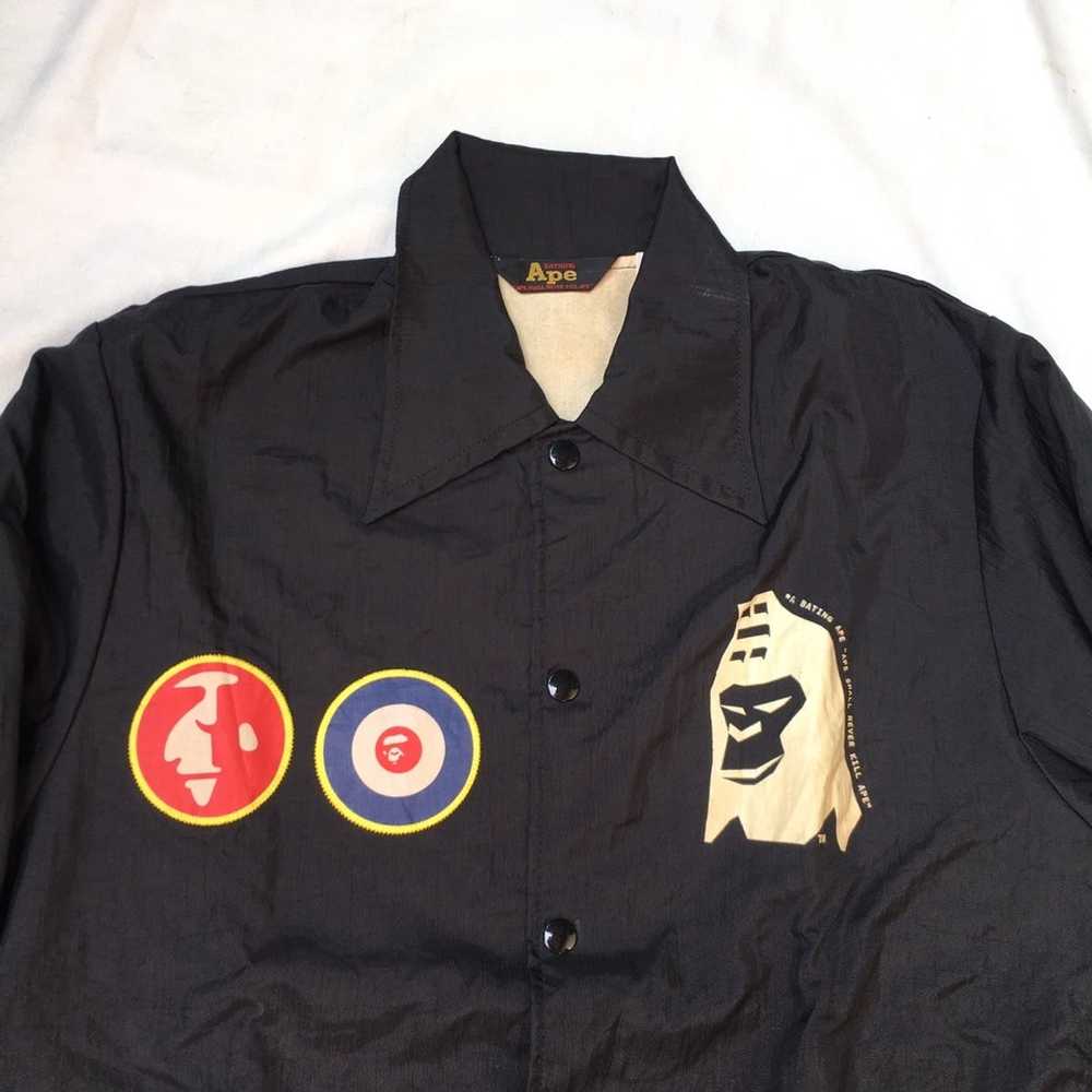 Bape × Vintage Vintage 1990s bape coach jacket su… - image 2