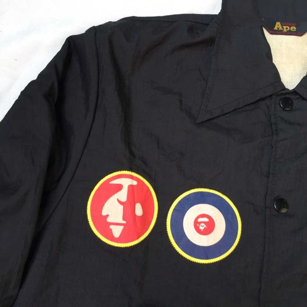 Bape × Vintage Vintage 1990s bape coach jacket su… - image 4