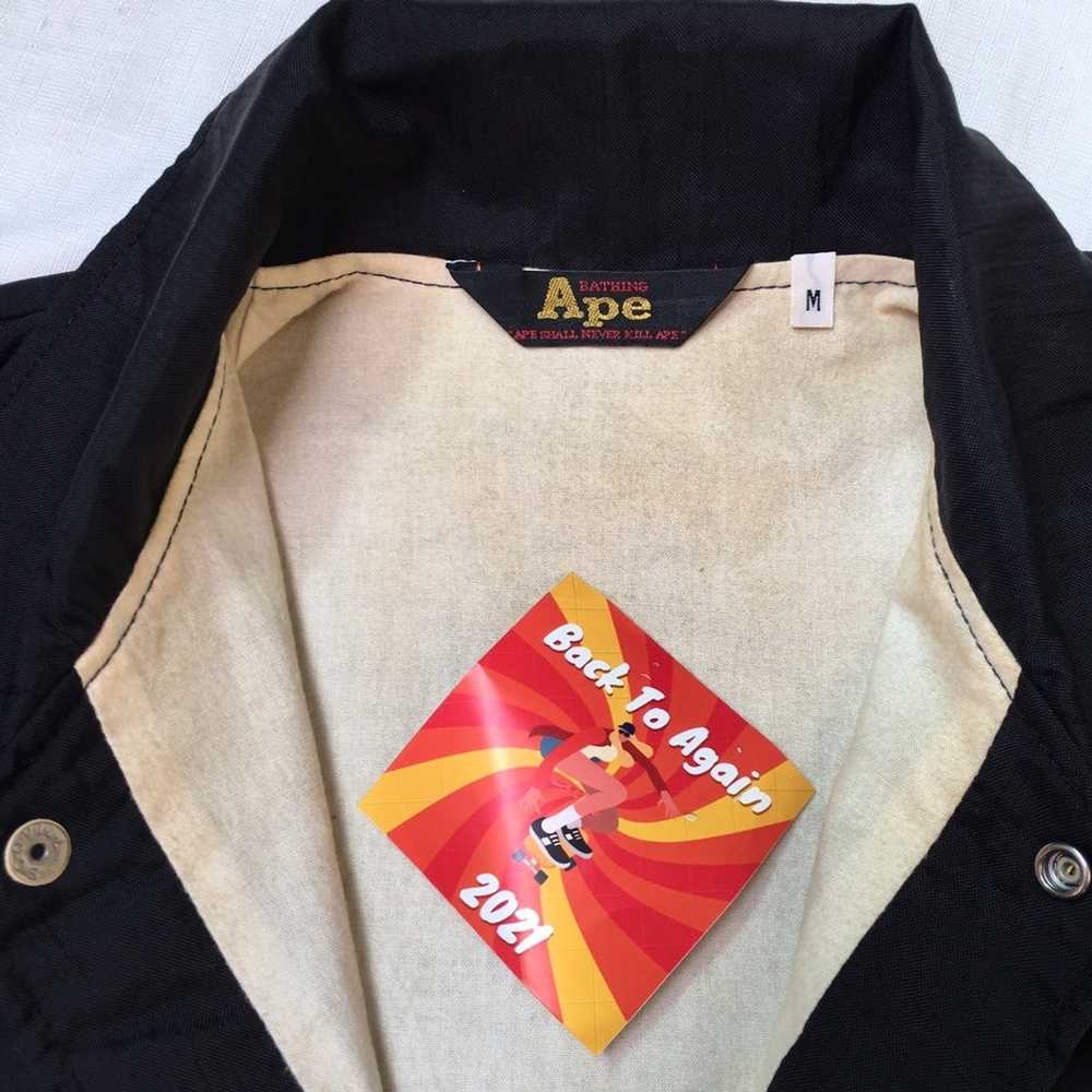 Bape × Vintage Vintage 1990s bape coach jacket su… - image 5