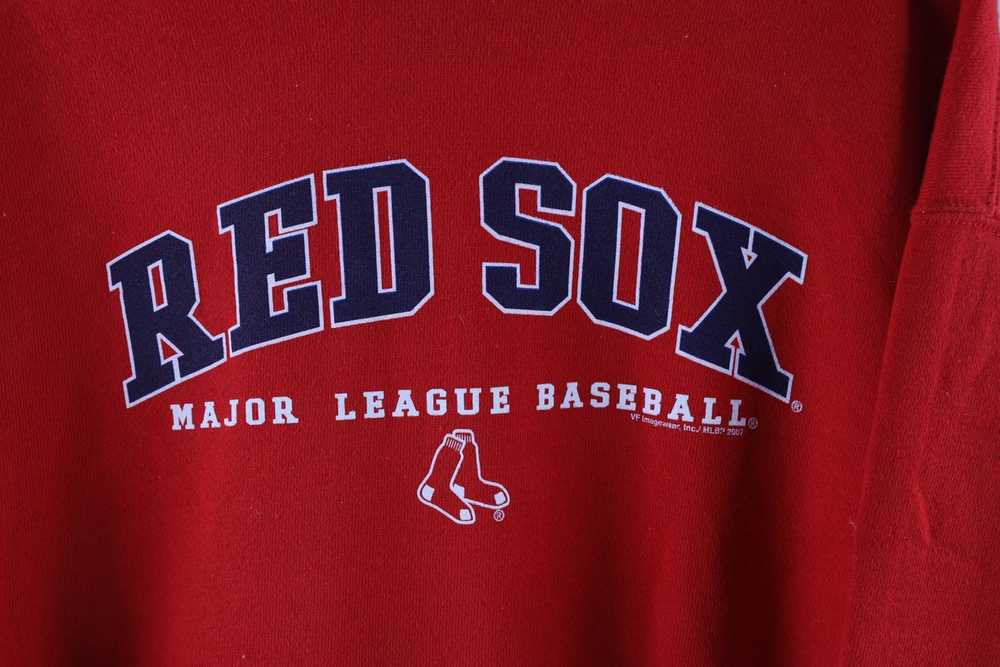Vintage Vintage Distressed Boston Red Sox Basebal… - image 4