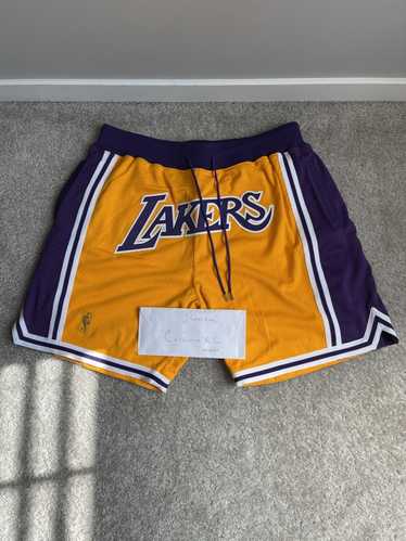 Just Don Los Angeles Lakers 1996-97 Shorts Men's Size Extra Large XL