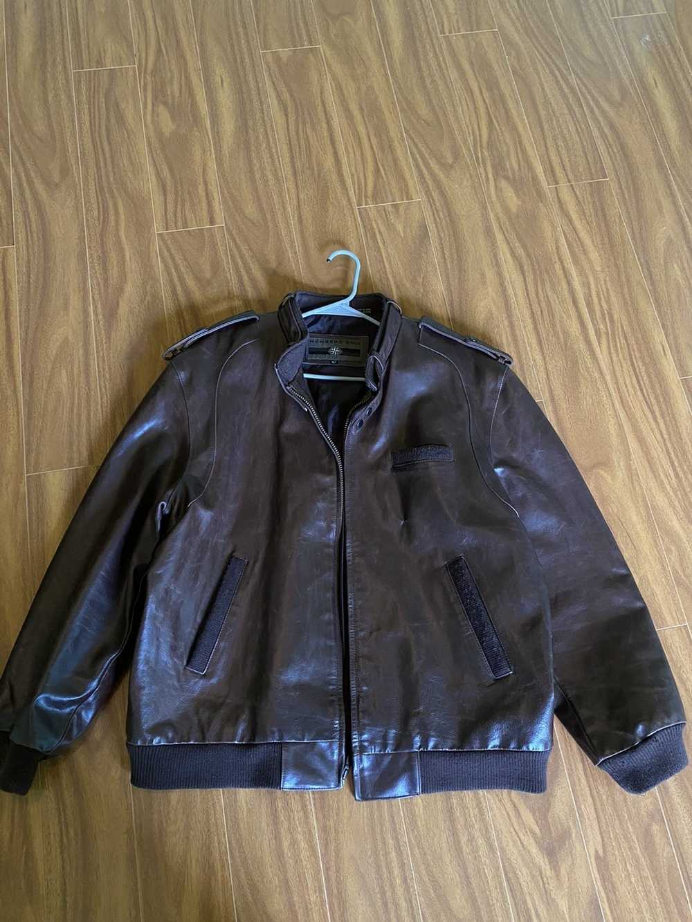 Members Only Men's Faux Leather Iconic Racer Jacket (Dark Brown, Medium) at   Men's Clothing store