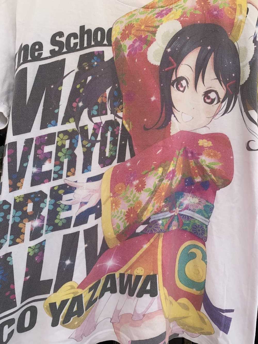 Anima × Japanese Brand Nico Yazawa Overprint Tshi… - image 2