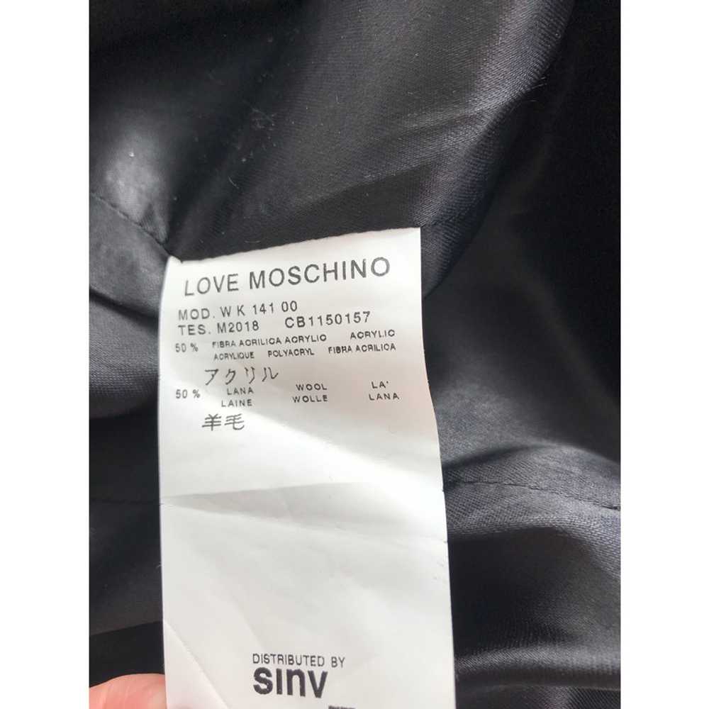 Moschino Love Jacket/Coat Wool in Black - image 3