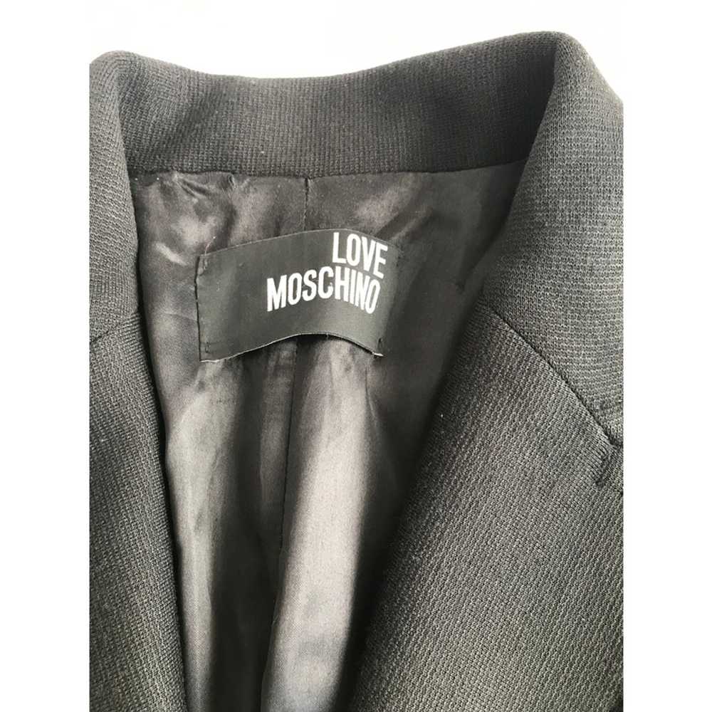 Moschino Love Jacket/Coat Wool in Black - image 4