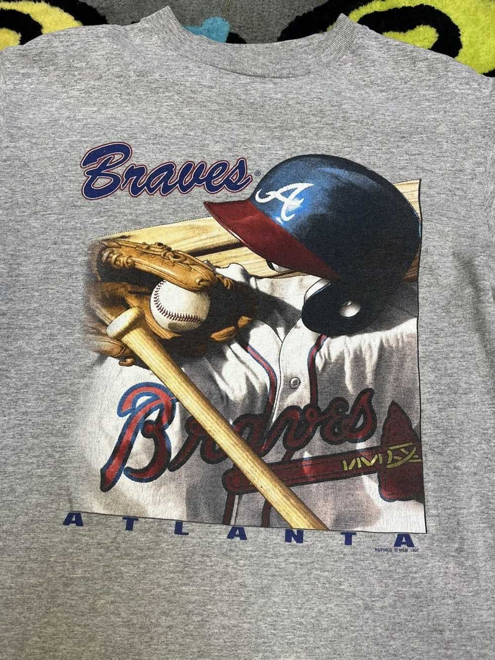 MLB × Vintage 1997 Atlanta Braves Uniform Tee - image 4