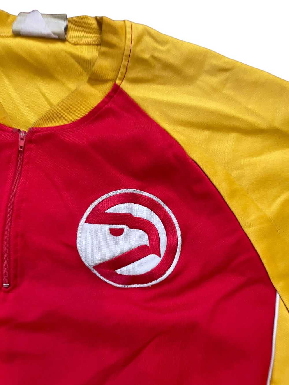 NBA × Vintage VINTAGE Atlanta Hawks Half Zip jers… - image 3