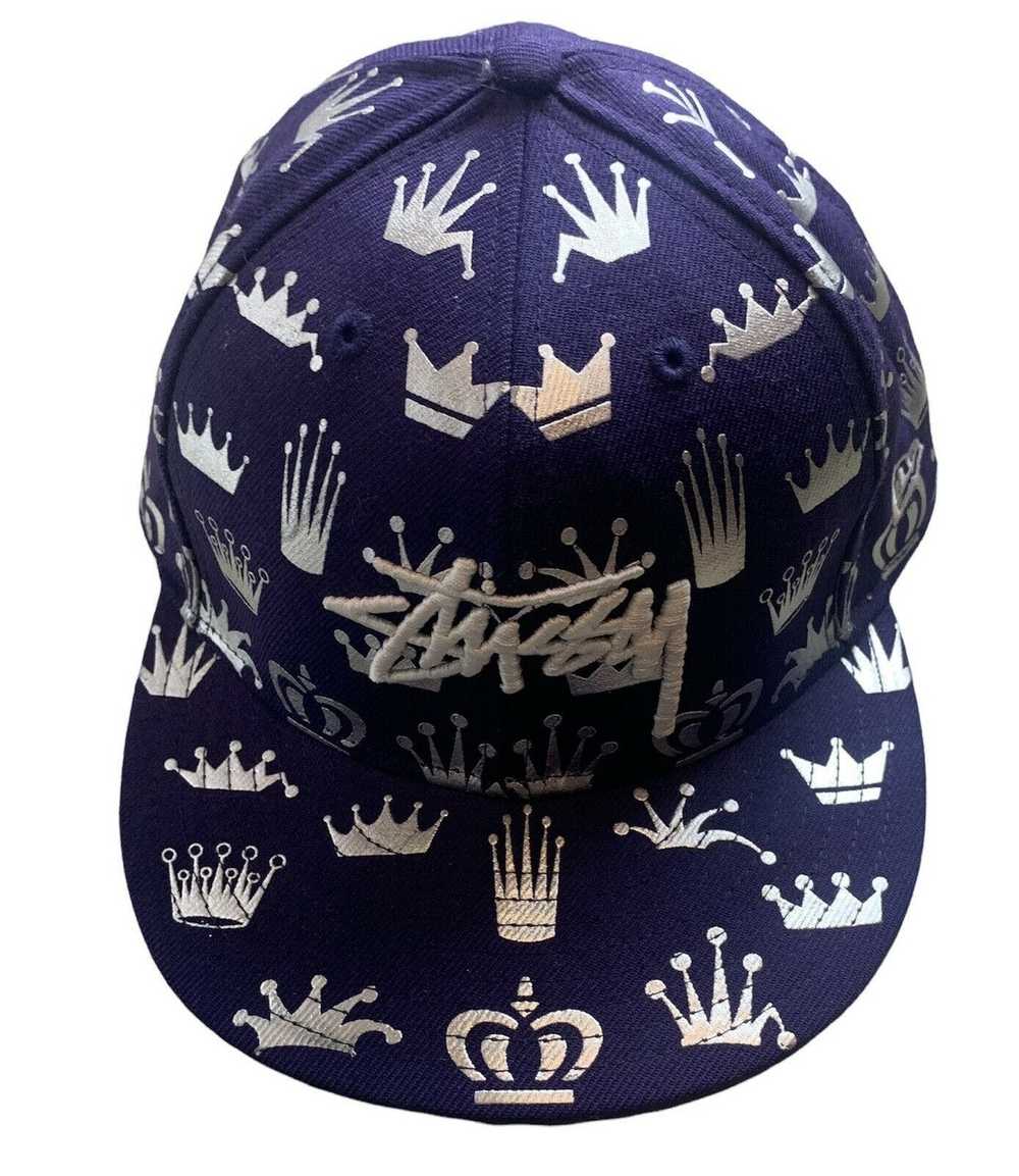 Stussy Stussy Hats New Era Vintage Navy Crowns Fi… - image 1