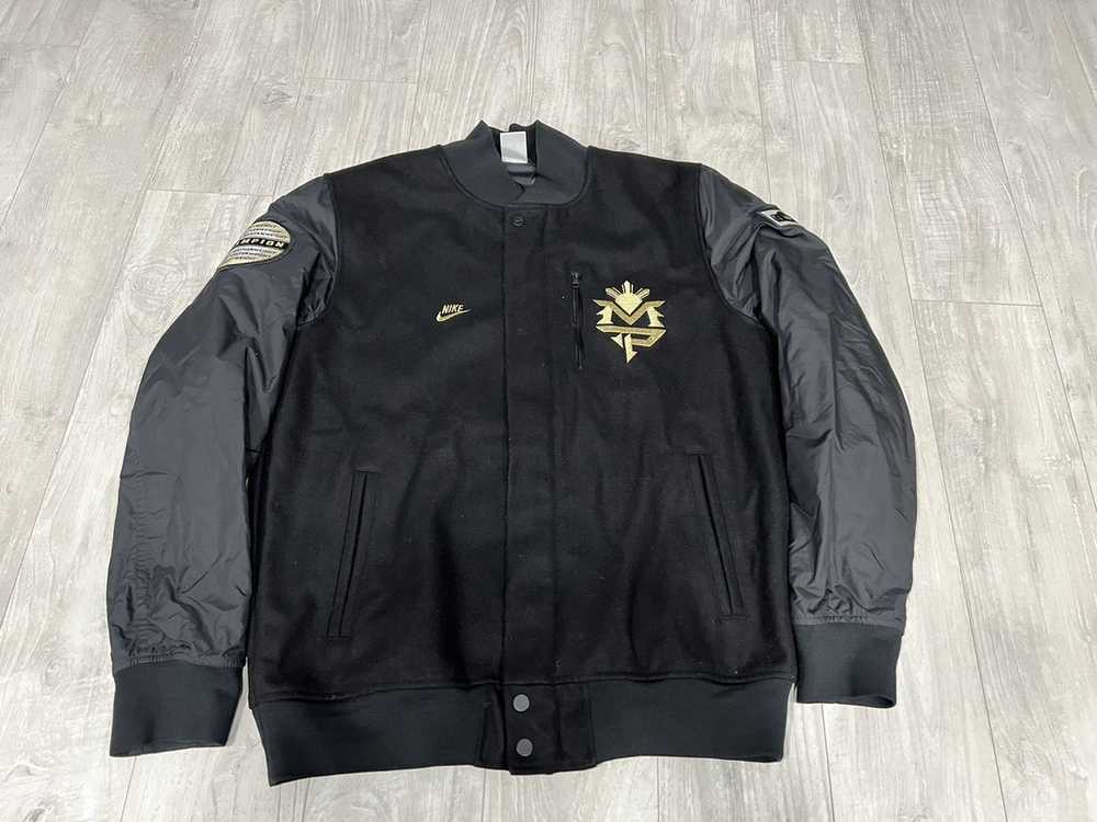 Nike Manny Pacquiao Destroyer Black Bomber Jacket - image 1