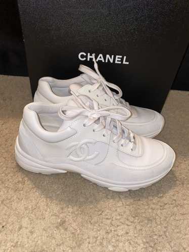 Chanel white chanel sneakers - image 1