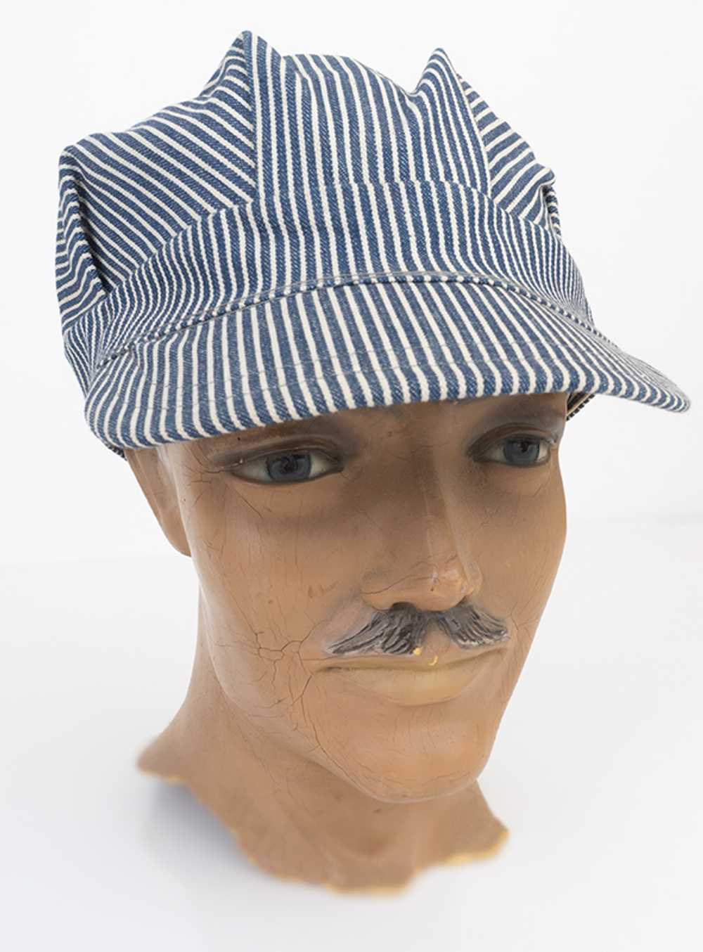 Vintage XL 1950s Engineer Work Cap NOS - image 2