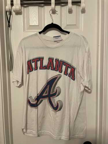 Men's '47 Charcoal Atlanta Braves Wonder Boy Vintage Tubular T-Shirt Size: Small