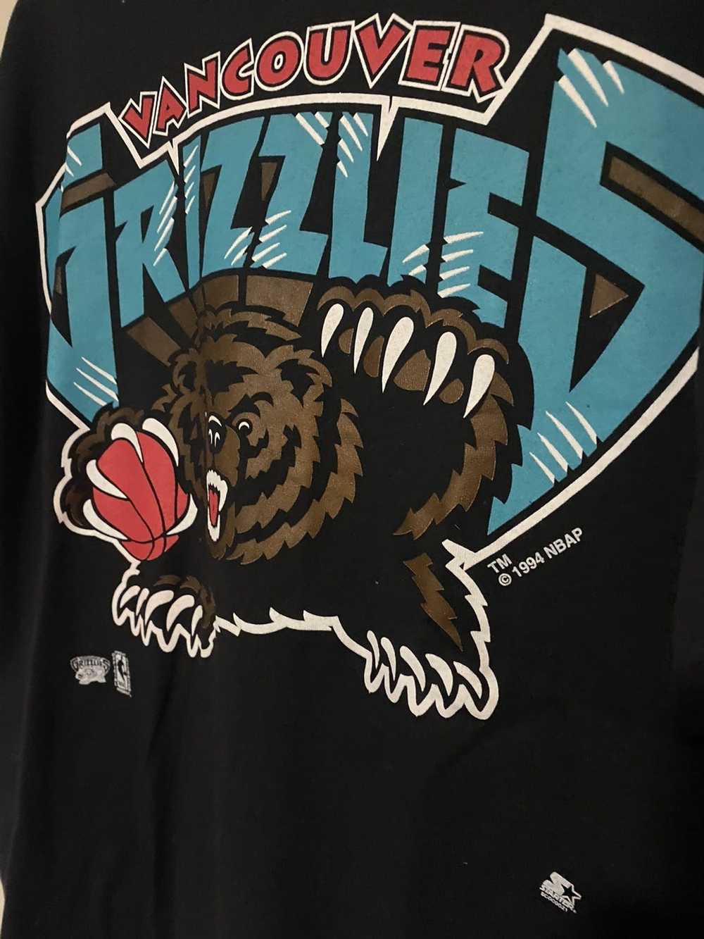 NBA × Starter 1994 Starter Vancouver Grizzlies T-… - image 2
