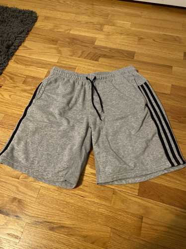 Adidas Adidas Cut-off Sweat-shorts Black Stripes