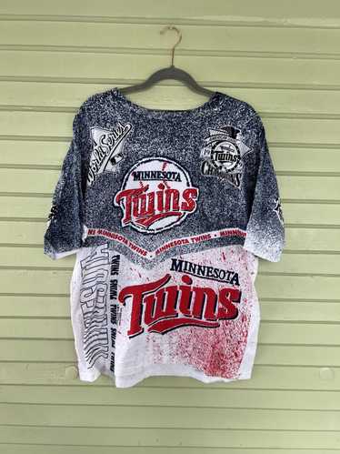 Vintage Vintage Minnesota Twins AOP Shirt - image 1