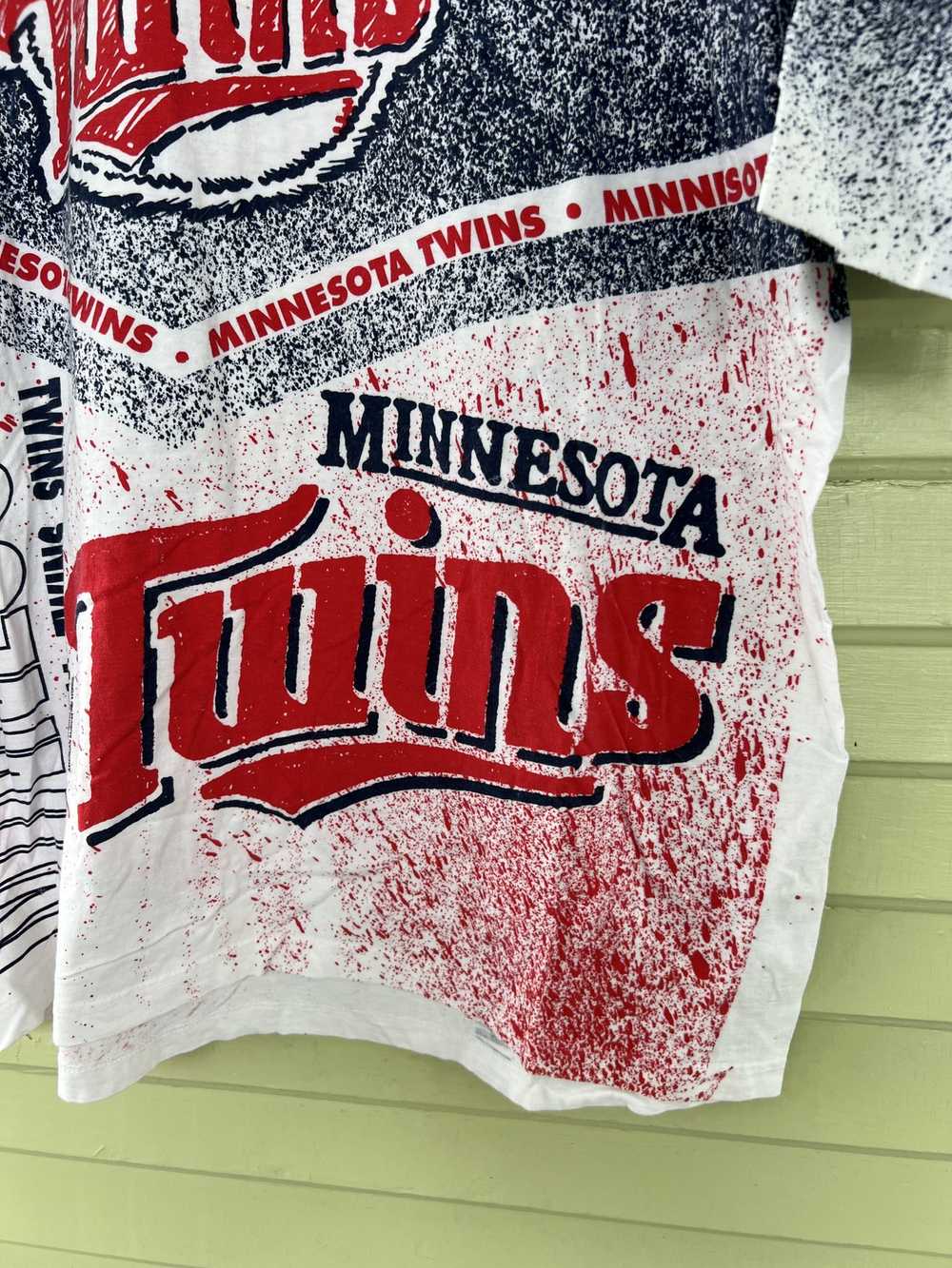 Vintage Vintage Minnesota Twins AOP Shirt - image 6