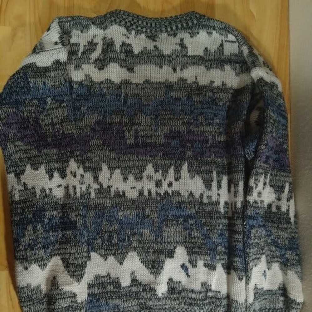 Vintage Vintage Abstract Pattern Knit Sweater - image 4