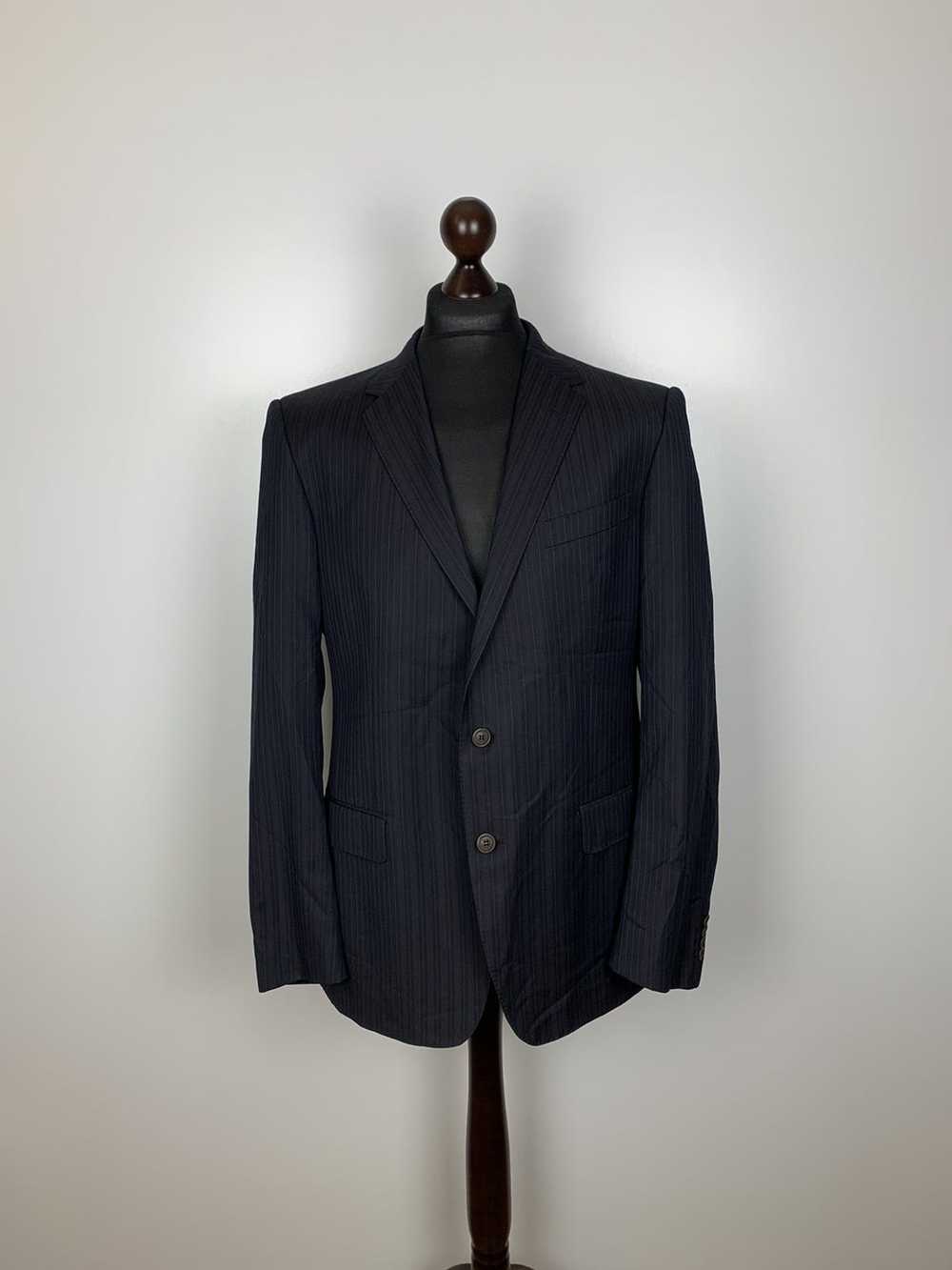 Versace Versace Men’s Blazer Coat Jacket, Wool/Si… - image 3