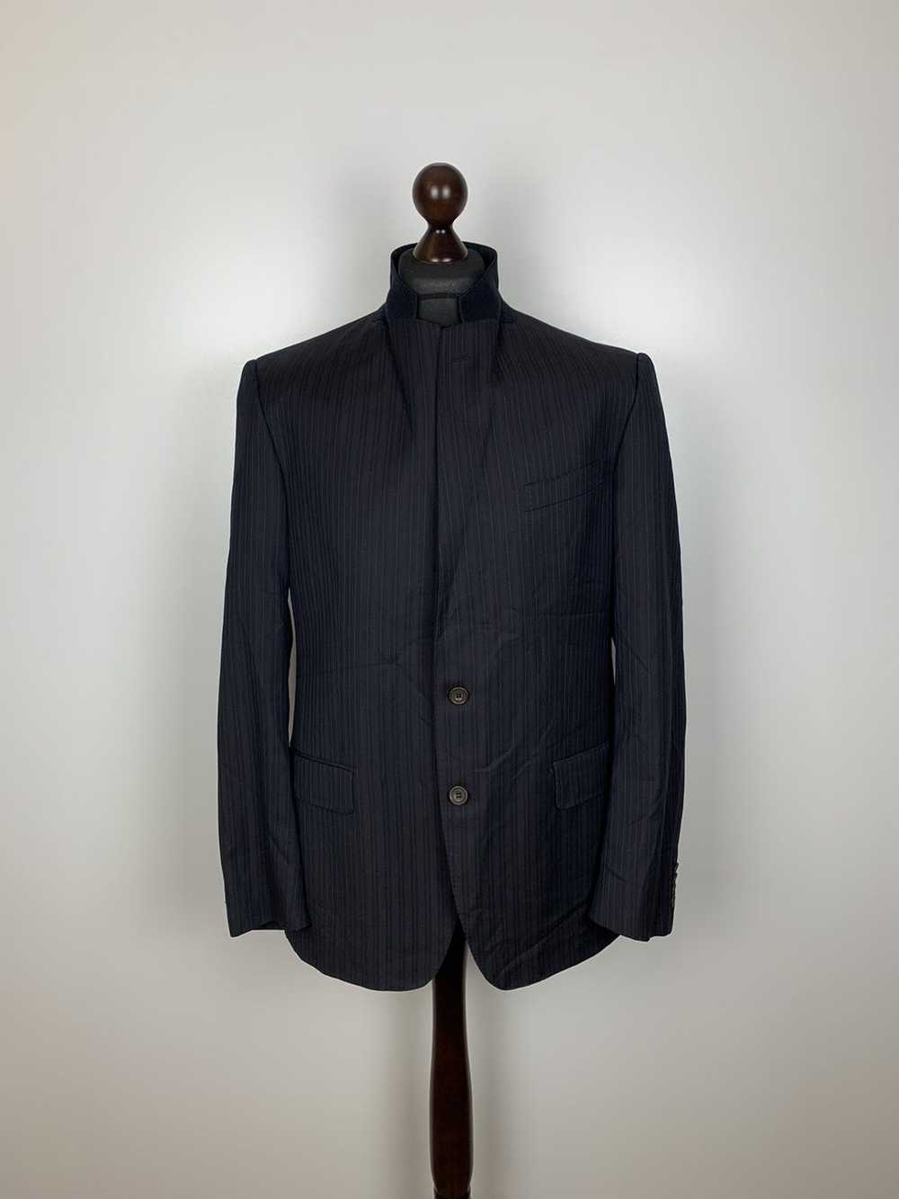 Versace Versace Men’s Blazer Coat Jacket, Wool/Si… - image 4