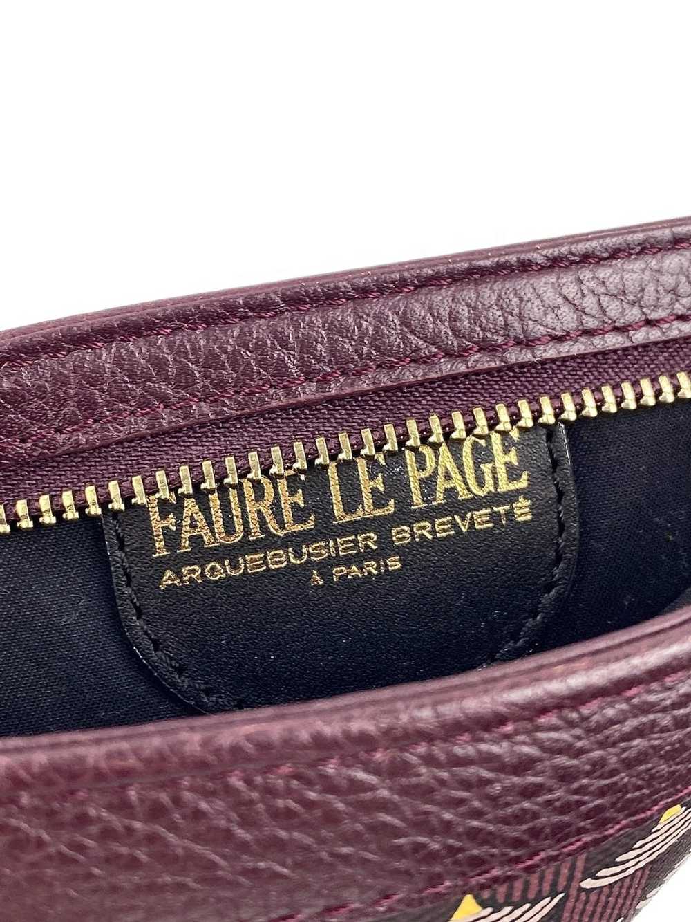Fauré Le Page - Etendard 4cc Card Holder - Paris Blue Scale Canvas & Navy Leather