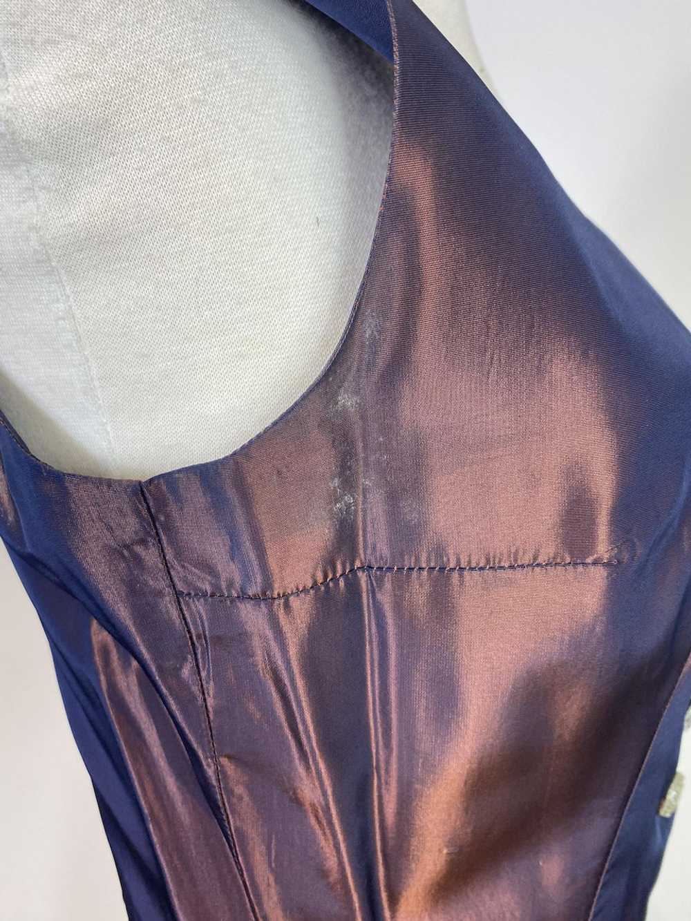 1950s Brown Silk Taffeta Dress and Jacket Set - image 10
