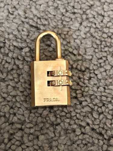 Prada Prada gold tone lock