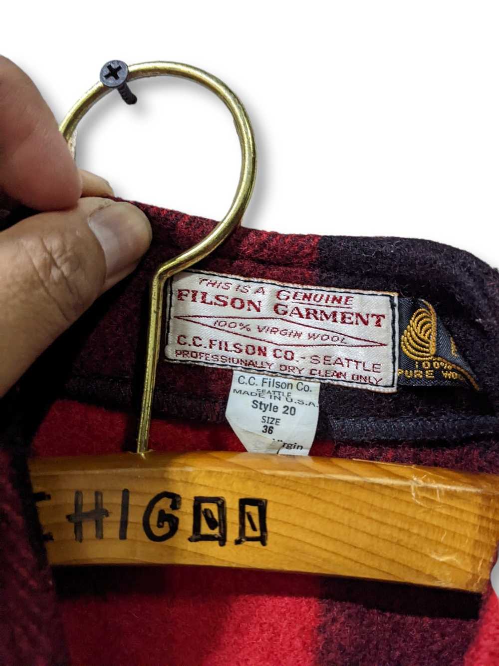 Filson × Made In Usa Filson Red Tartans Mackinaw … - image 2