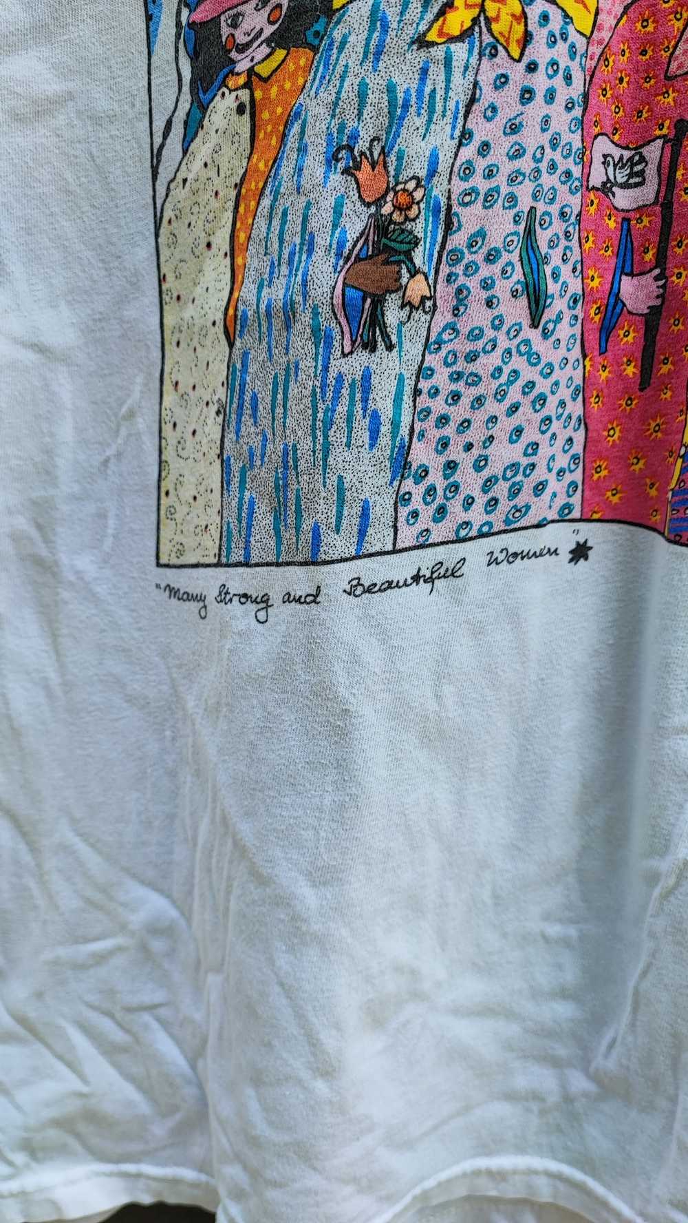Art × Made In Usa VTG 1990 Kiki Suarez Art T Shir… - image 5
