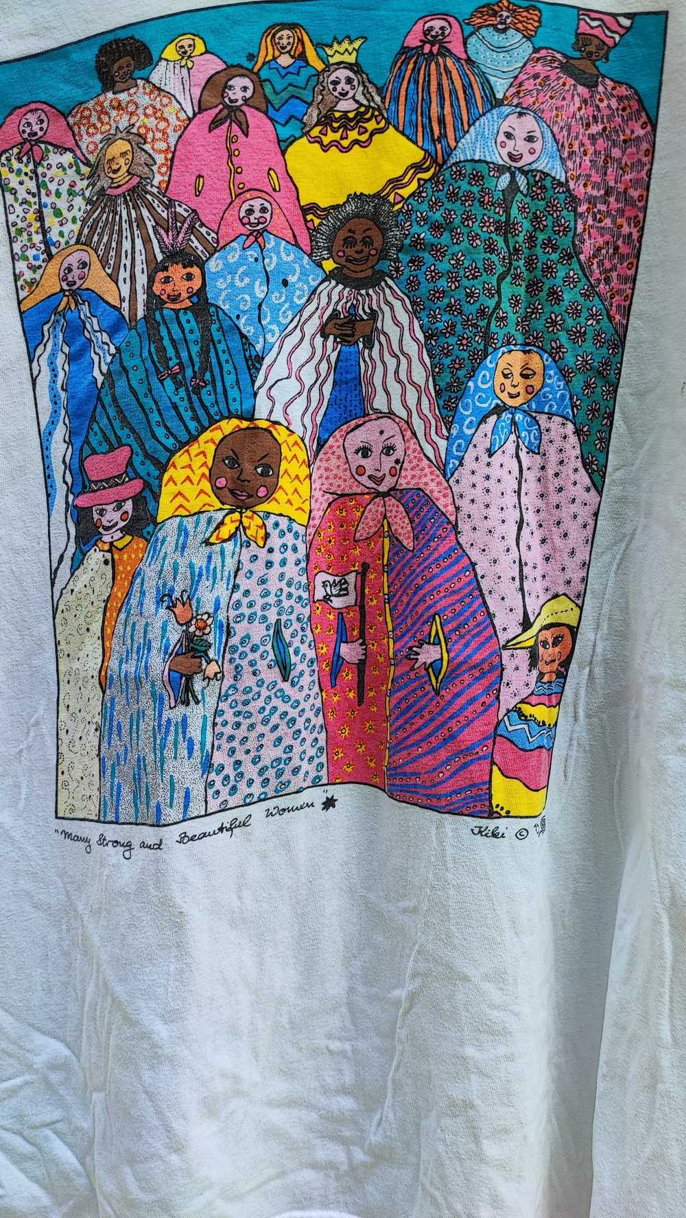 Art × Made In Usa VTG 1990 Kiki Suarez Art T Shir… - image 6