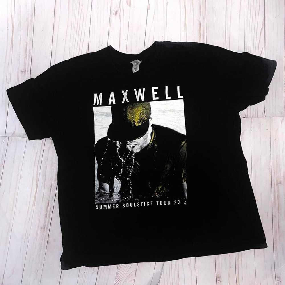 Vintage Retro 2014 maxwell tour tee shirt - image 1